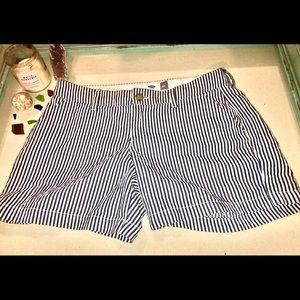 EUC Old Navy Cotton Striped Shorts Women’s size 2R